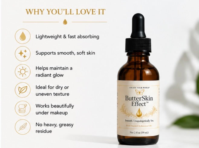 ButterSkin Effect™ – Vitamin E Face Oil (2 oz)