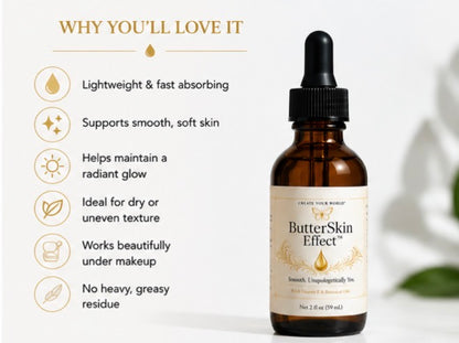 ButterSkin Effect™ – Vitamin E Face Oil (2 oz)