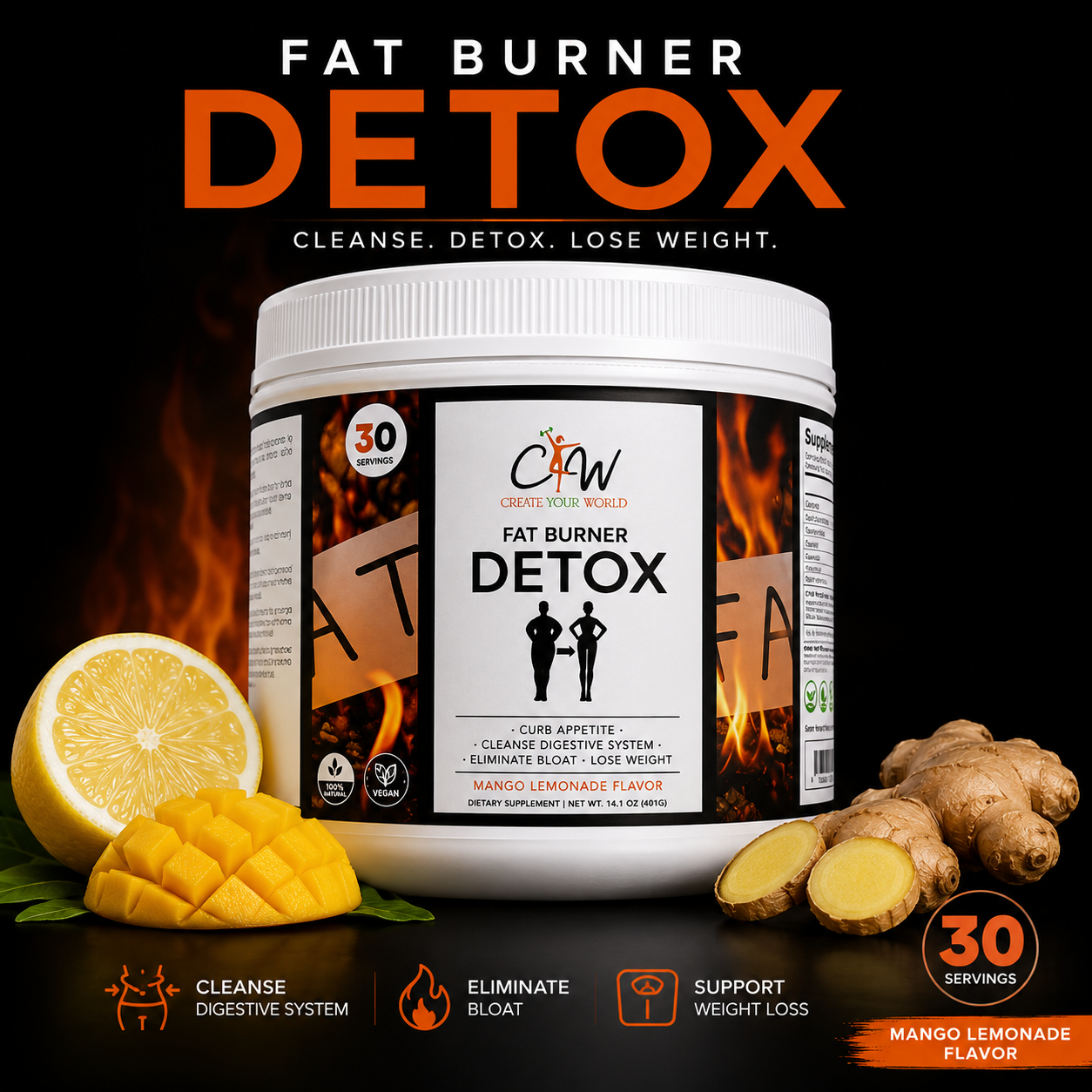 Fat Burner Detox Powder